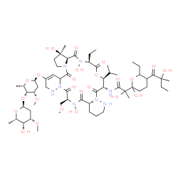 ChemSpider 2D Image | mollemycin A | C59H96N8O24
