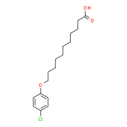 ChemSpider 2D Image | 11-(4-Chlorophenoxy)undecanoic acid | C17H25ClO3