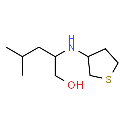ChemSpider 2D Image | 4-methyl-2-[(thiolan-3-yl)amino]pentan-1-ol | C10H21NOS