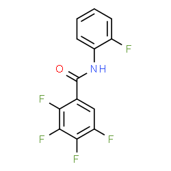 ChemSpider 2D Image | 2,3,4,5-Tetrafluoro-N-(2-fluorophenyl)benzamide | C13H6F5NO