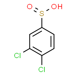 ChemSpider 2D Image | 3,4-Dichlorobenzenesulfinic acid | C6H4Cl2O2S
