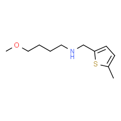 ChemSpider 2D Image | 4-Methoxy-N-[(5-methyl-2-thienyl)methyl]-1-butanamine | C11H19NOS