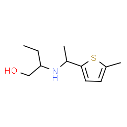 ChemSpider 2D Image | 2-{[1-(5-Methyl-2-thienyl)ethyl]amino}-1-butanol | C11H19NOS