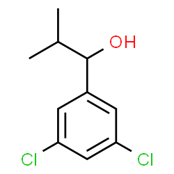 ChemSpider 2D Image | 1-(3,5-Dichlorophenyl)-2-methyl-1-propanol | C10H12Cl2O
