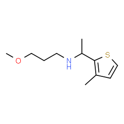 ChemSpider 2D Image | 3-Methoxy-N-[1-(3-methyl-2-thienyl)ethyl]-1-propanamine | C11H19NOS