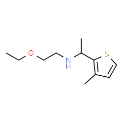 ChemSpider 2D Image | N-(2-Ethoxyethyl)-1-(3-methyl-2-thienyl)ethanamine | C11H19NOS