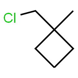 ChemSpider 2D Image | 1-(Chloromethyl)-1-methylcyclobutane | C6H11Cl