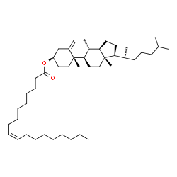 ChemSpider 2D Image | (3alpha,8alpha,9beta,10alpha,13alpha,14beta,17alpha,20S)-Cholest-5-en-3-yl (9Z)-9-octadecenoate | C45H78O2