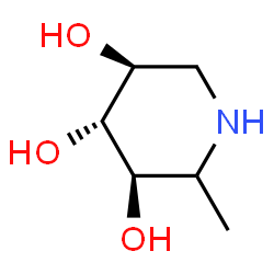 ChemSpider 2D Image | (3R,4R,5S)-2-Methyl-3,4,5-piperidinetriol | C6H13NO3