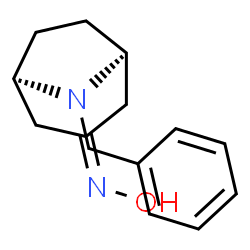 ChemSpider 2D Image | (1R,3Z,5S)-8-Benzyl-N-hydroxy-8-azabicyclo[3.2.1]octan-3-imine | C14H18N2O