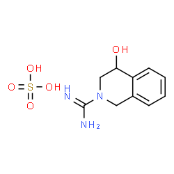 ChemSpider 2D Image | 4-Hydroxy-3,4-dihydro-2(1H)-isoquinolinecarboximidamide sulfate (1:1) | C10H15N3O5S
