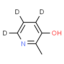 ChemSpider 2D Image | 2-Methyl-3-(~2~H_3_)pyridinol | C6H4D3NO