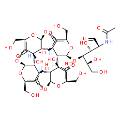 ChemSpider 2D Image | 2-Acetamido-2-deoxy-beta-D-glucopyranosyl-(1->4)-2-acetamido-2-deoxy-beta-D-glucopyranosyl-(1->4)-2-acetamido-2-deoxy-beta-D-glucopyranosyl-(1->4)-2-acetamido-2-deoxy-beta-D-glucopyranosyl-(1->4)-2-ac
etamido-2-deoxy-D-glucose | C40H67N5O26