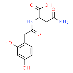 ChemSpider 2D Image | N~2~-[(2,4-Dihydroxyphenyl)acetyl]asparagine | C12H14N2O6