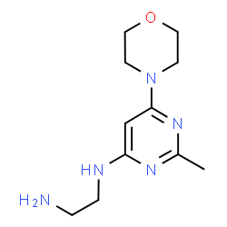 ChemSpider 2D Image | N-[2-Methyl-6-(4-morpholinyl)-4-pyrimidinyl]-1,2-ethanediamine | C11H19N5O