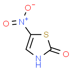 ChemSpider 2D Image | 5-Nitro-2(3H)-thiazolone | C3H2N2O3S