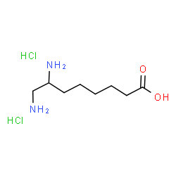 ChemSpider 2D Image | 7,8-Diaminooctanoic acid dihydrochloride | C8H20Cl2N2O2