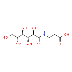 ChemSpider 2D Image | N-D-Gluconoyl-Î²-alanine | C9H17NO8