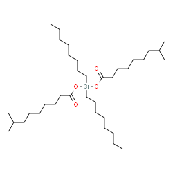 ChemSpider 2D Image | Bis[(8-methylnonanoyl)oxy](dioctyl)stannane | C36H72O4Sn