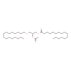 ChemSpider 2D Image | 1-palmityl-2-acetyl-3-palmitoyl-sn-glycerol | C37H72O5