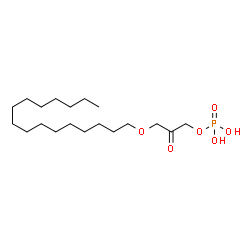 ChemSpider 2D Image | 1-palmitylglycerone 3-phosphate | C19H39O6P