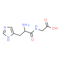 ChemSpider 2D Image | Histidylglycine | C8H12N4O3