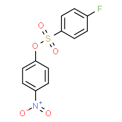 ChemSpider 2D Image | 4-Nitrophenyl 4-fluorobenzenesulfonate | C12H8FNO5S