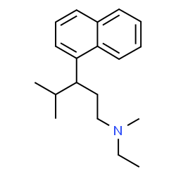 ChemSpider 2D Image | N-Ethyl-N,4-dimethyl-3-(1-naphthyl)-1-pentanamine | C19H27N