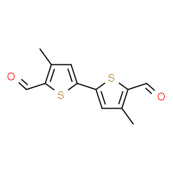 ChemSpider 2D Image | 4,4'-Dimethyl-2,2'-bithiophene-5,5'-dicarbaldehyde | C12H10O2S2