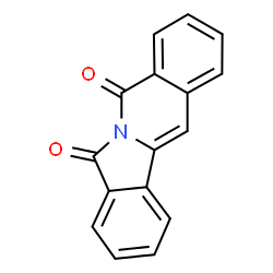 ChemSpider 2D Image | Isoindolo[2,1-b]isoquinoline-5,7-dione | C16H9NO2