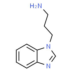ChemSpider 2D Image | 3-(1H-Benzimidazol-1-yl)-1-propanamine | C10H13N3
