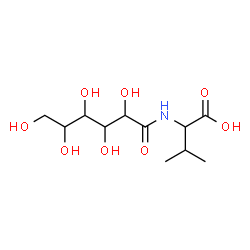 ChemSpider 2D Image | 3-Methyl-2-[(2,3,4,5,6-pentahydroxyhexanoyl)amino]butanoic acid | C11H21NO8