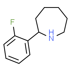 ChemSpider 2D Image | 2-(2-Fluorophenyl)azepane | C12H16FN