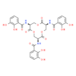ChemSpider 2D Image | Enterobactin | C30H27N3O15