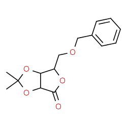 ChemSpider 2D Image | 6-[(Benzyloxy)methyl]-2,2-dimethyldihydrofuro[3,4-d][1,3]dioxol-4(3aH)-one | C15H18O5
