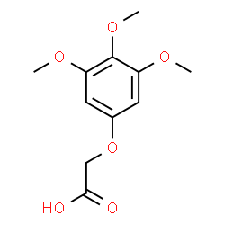 ChemSpider 2D Image | (3,4,5-Trimethoxyphenoxy)acetic acid | C11H14O6