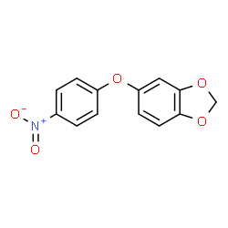 ChemSpider 2D Image | 5-(4-Nitrophenoxy)-1,3-benzodioxole | C13H9NO5