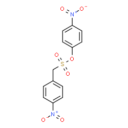 ChemSpider 2D Image | 4-Nitrophenyl (4-nitrophenyl)methanesulfonate | C13H10N2O7S