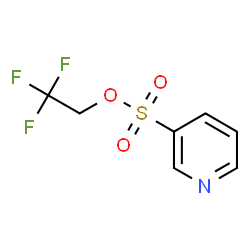 ChemSpider 2D Image | 2,2,2-Trifluoroethyl 3-pyridinesulfonate | C7H6F3NO3S