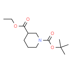 ChemSpider 2D Image | Ethyl N-Boc-DL-nipecotate | C13H23NO4