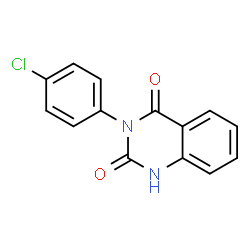 ChemSpider 2D Image | 3-(4-Chlorophenyl)-2,4(1H,3H)-quinazolinedione | C14H9ClN2O2
