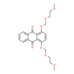 ChemSpider 2D Image | 1,4-Bis[(2-methoxyethoxy)methoxy]-9,10-anthraquinone | C22H24O8