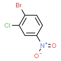 ChemSpider 2D Image | 1-Bromo-2-chloro-4-nitrobenzene | C6H3BrClNO2