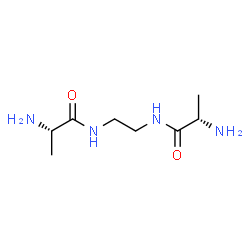 ChemSpider 2D Image | (2S,2'S)-N,N'-1,2-Ethanediylbis(2-aminopropanamide) | C8H18N4O2