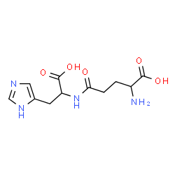 ChemSpider 2D Image | gamma-Glutamylhistidine | C11H16N4O5