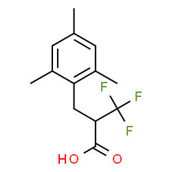 ChemSpider 2D Image | 3,3,3-Trifluoro-2-(mesitylmethyl)propanoic acid | C13H15F3O2