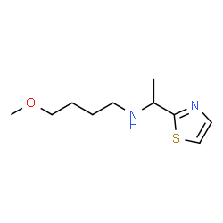 ChemSpider 2D Image | 4-Methoxy-N-[1-(1,3-thiazol-2-yl)ethyl]-1-butanamine | C10H18N2OS