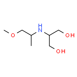 ChemSpider 2D Image | 2-[(1-Methoxy-2-propanyl)amino]-1,3-propanediol | C7H17NO3