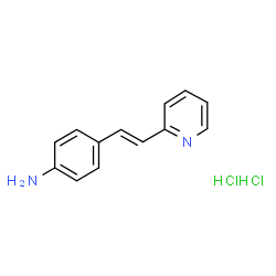ChemSpider 2D Image | 4-[(E)-2-(2-Pyridinyl)vinyl]aniline dihydrochloride | C13H14Cl2N2