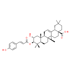ChemSpider 2D Image | 3beta-O-trans-p-coumaroylmaslinic acid | C39H54O6